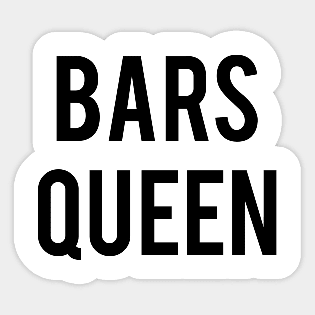 Uneven Bars Queen Sticker by jordynslefteyebrow